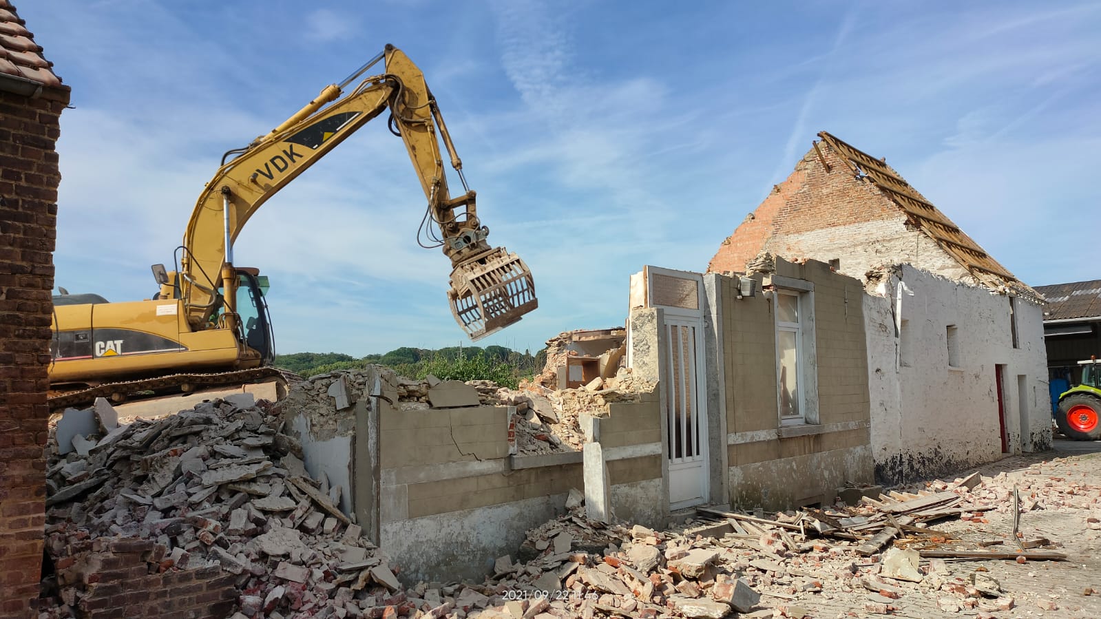 Avances des travaux de démolition