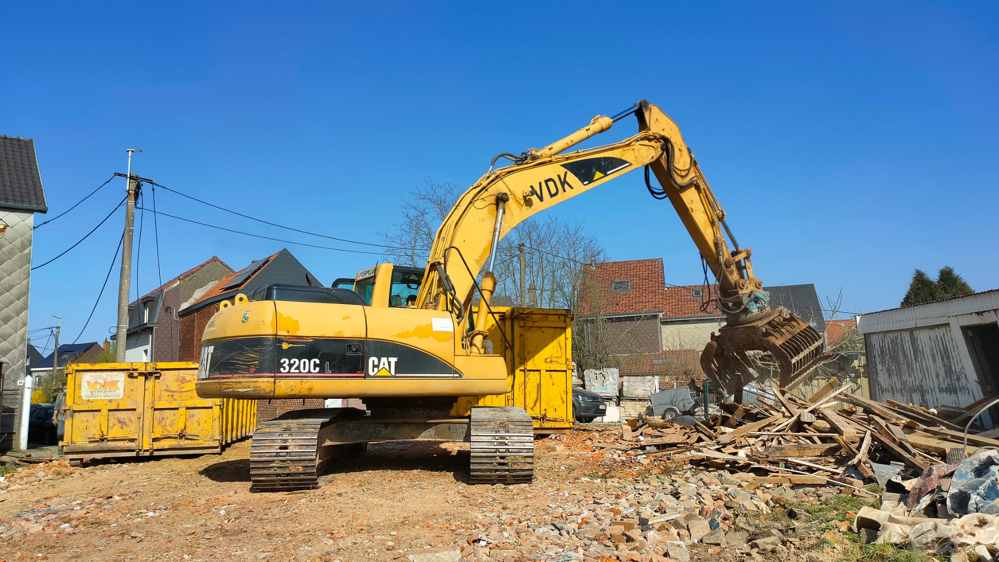 Déblaiement débris de maison