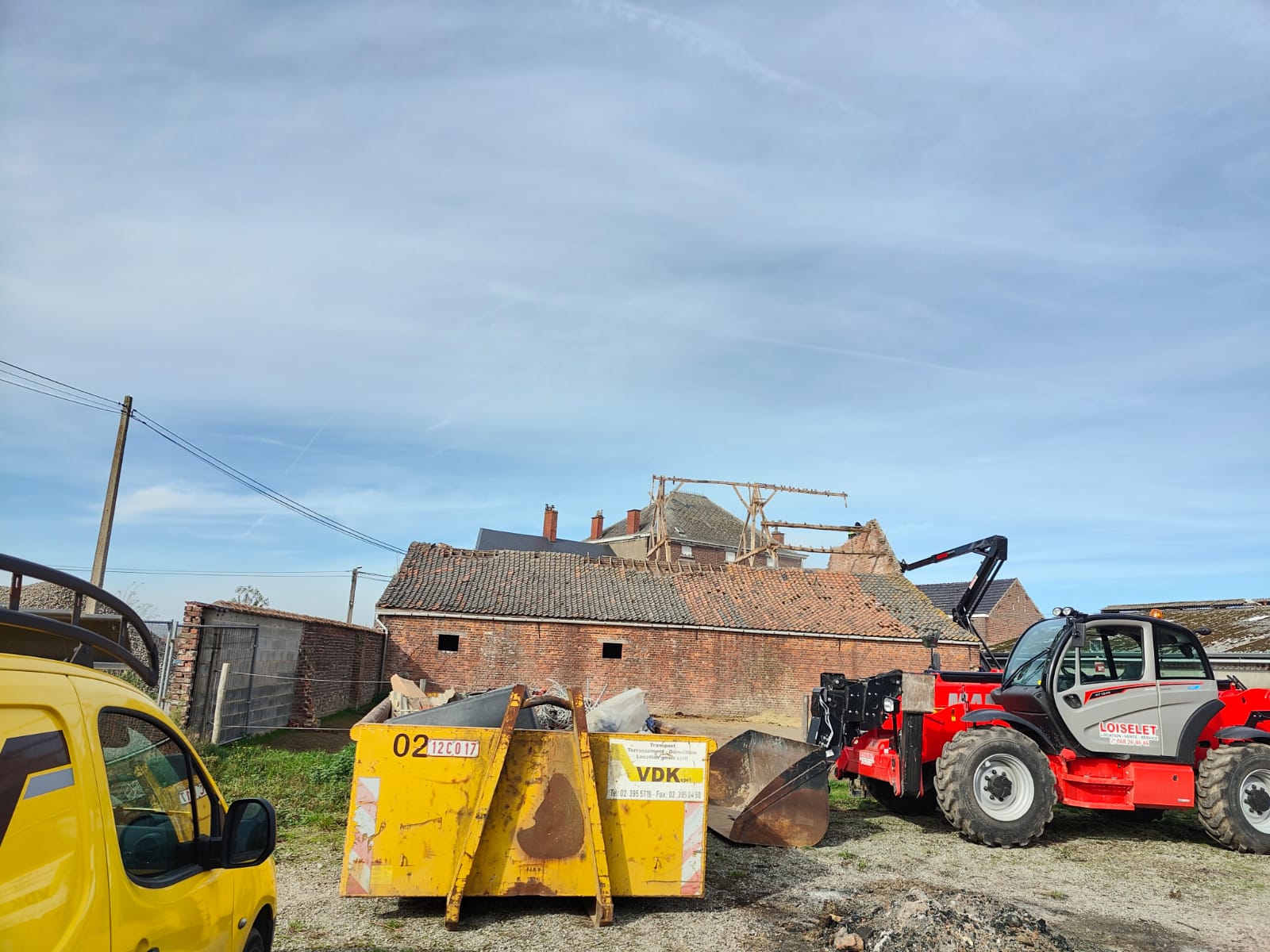 Enlèvement toit